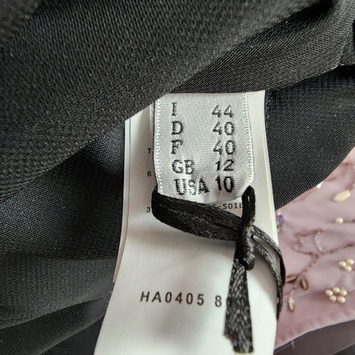Boutique Moschino Black Cotton Animal Print Dress Size 10