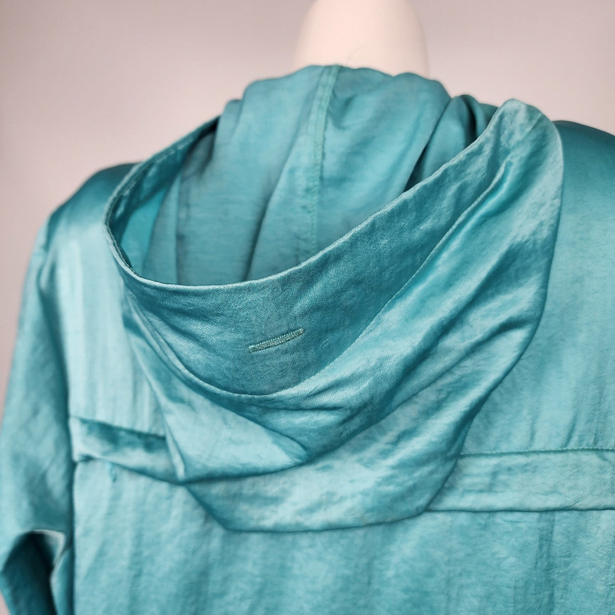 Vintage Lundstorm Laparka Aqua Blue Rain Jacket Coat Size M/L