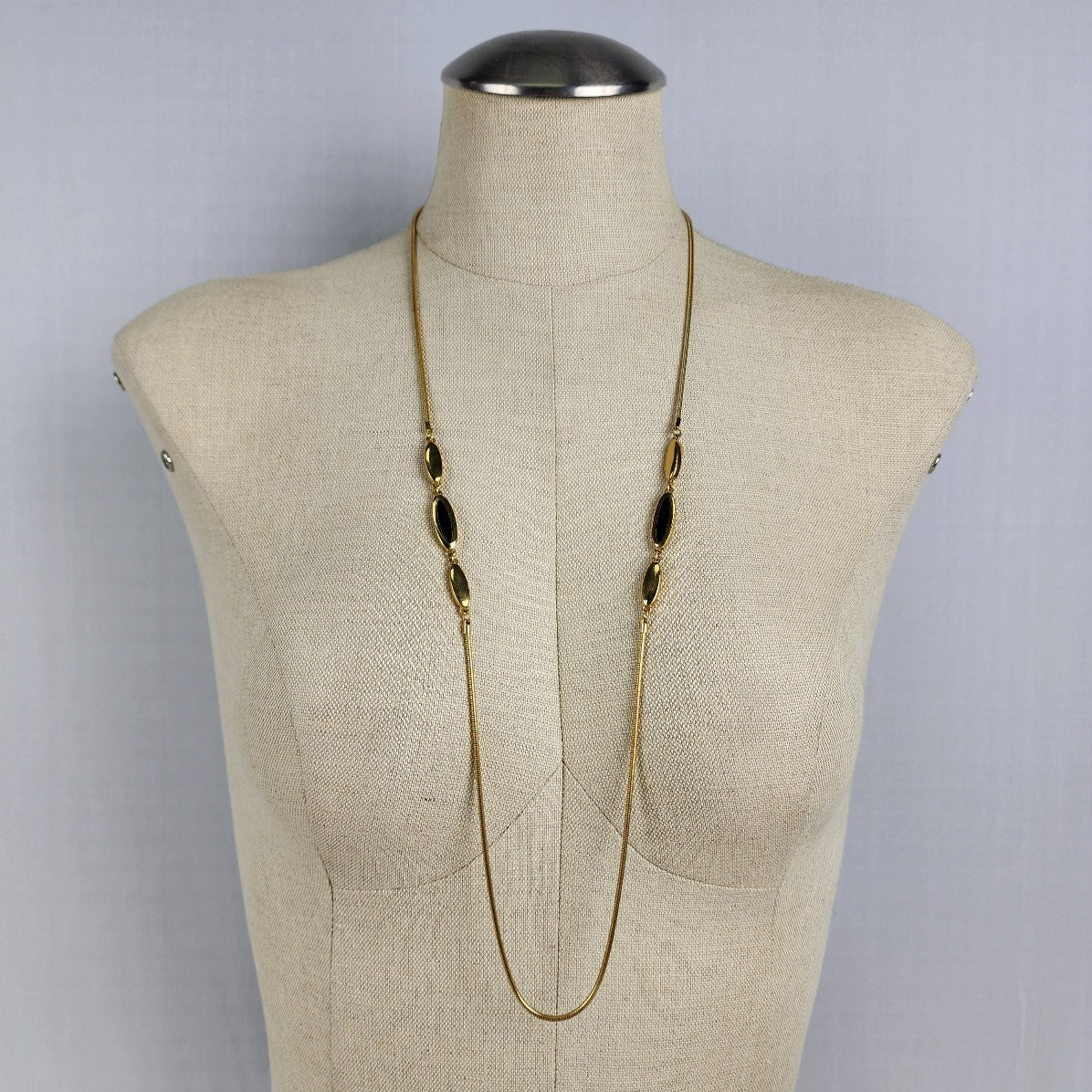 Vintage Monet Gold Tone Chain Necklace