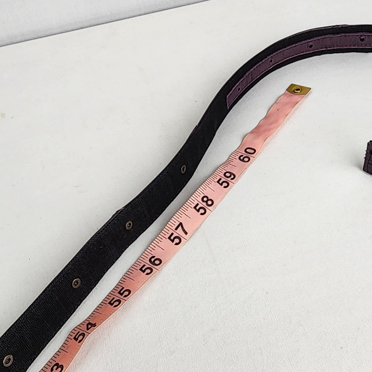 Psylo Purple Leather Multi Wrap Belt Size L