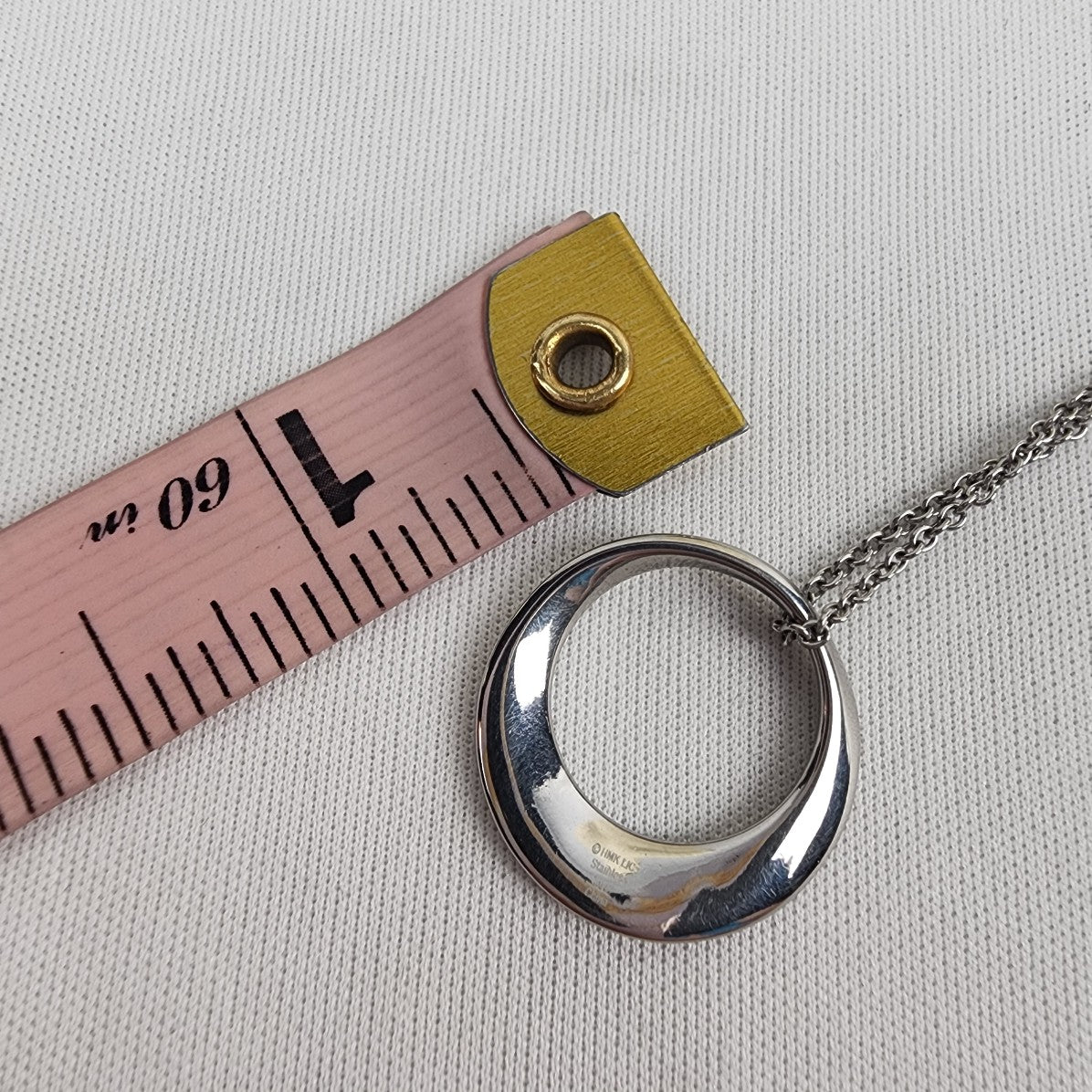 HMK Lic Stainless Steel Love Laugh Sister Pendant Necklace