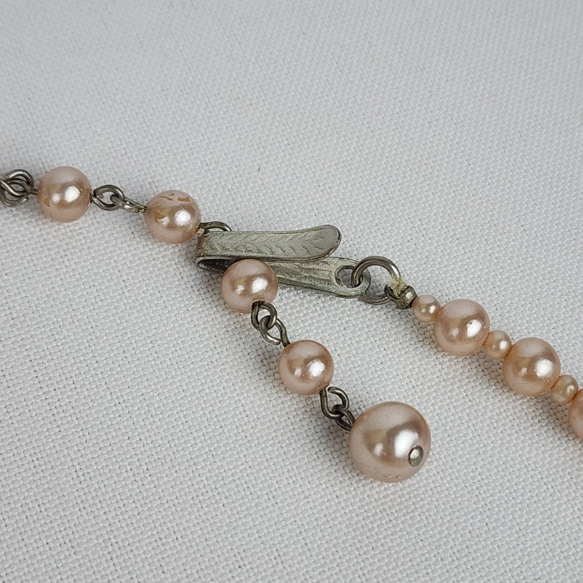 Vintage Sea Shell Beaded Choker Necklace