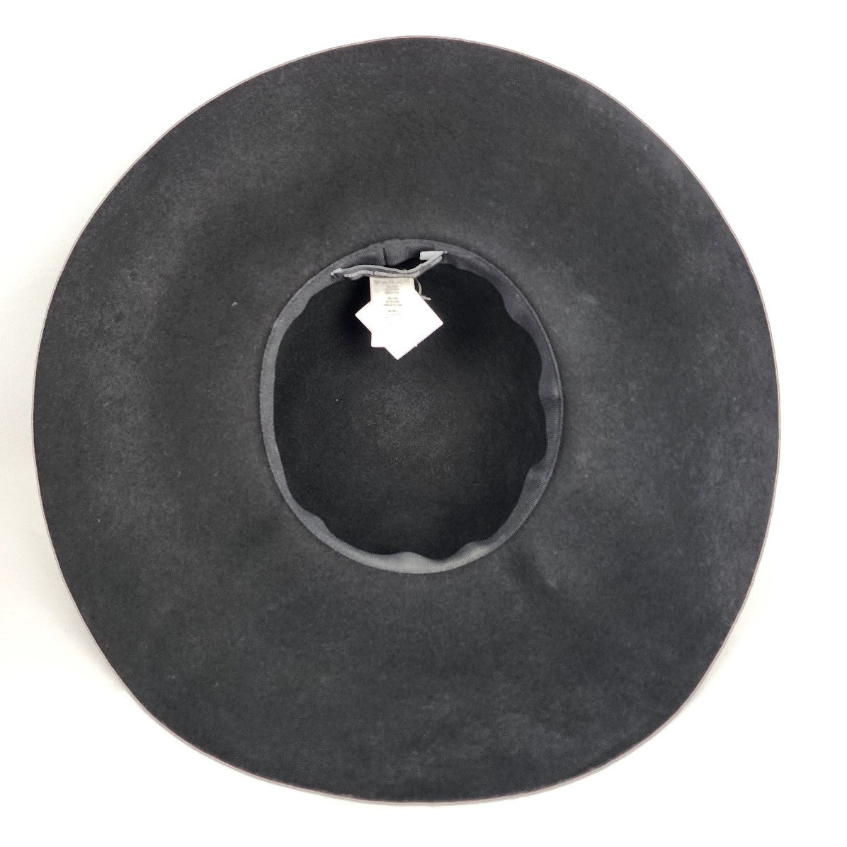 French Connection Black Wool Wide Brim Hat
