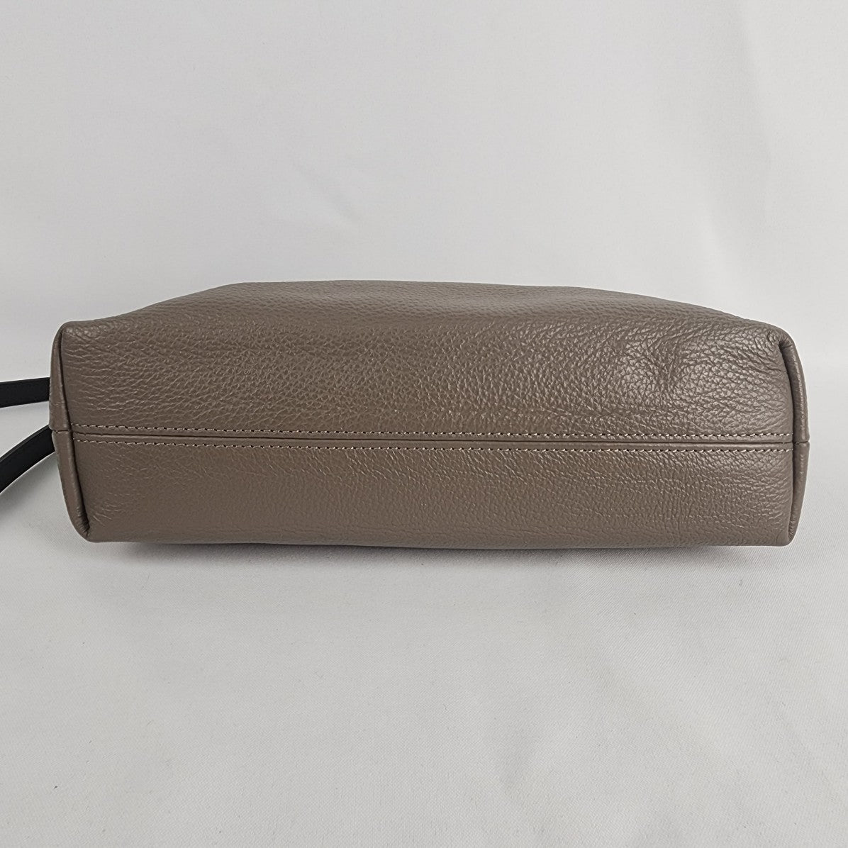 Valentina Grey Leather Cross Body Purse