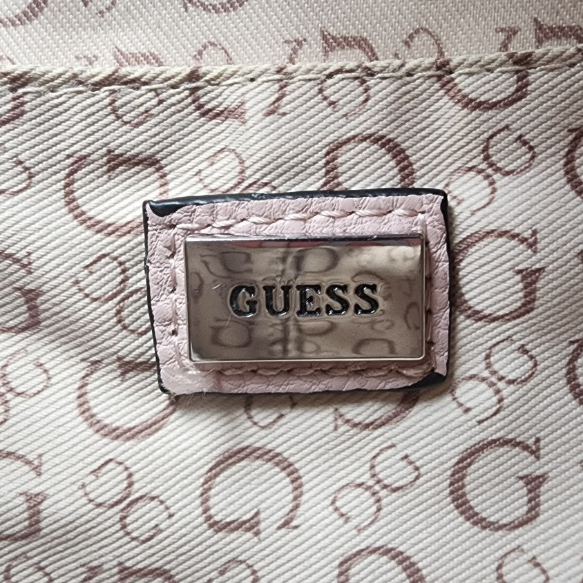 Guess Two Tone Pink Hobo Purse