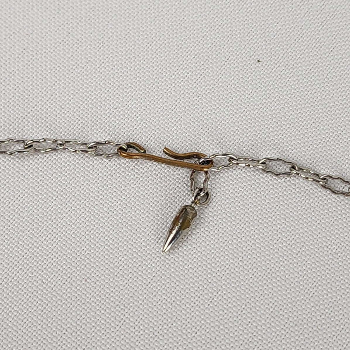 Vintage Silver & Blue Rhinestone Choker Necklace