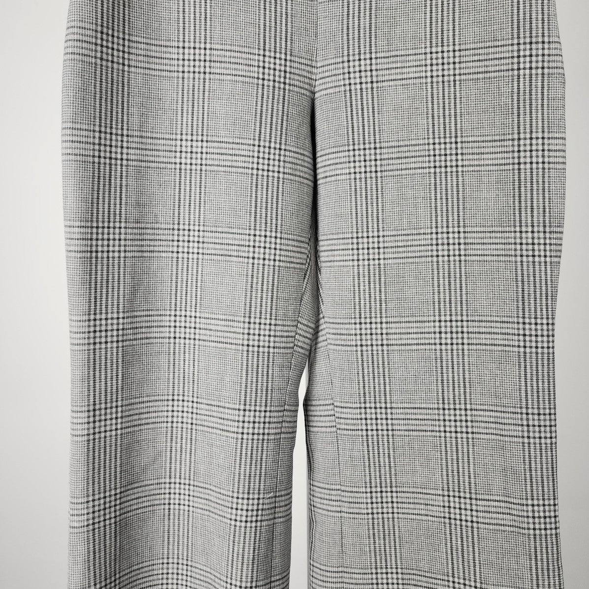 Wilfred Plaid High Waist Wide Leg Crop Pants Size 2