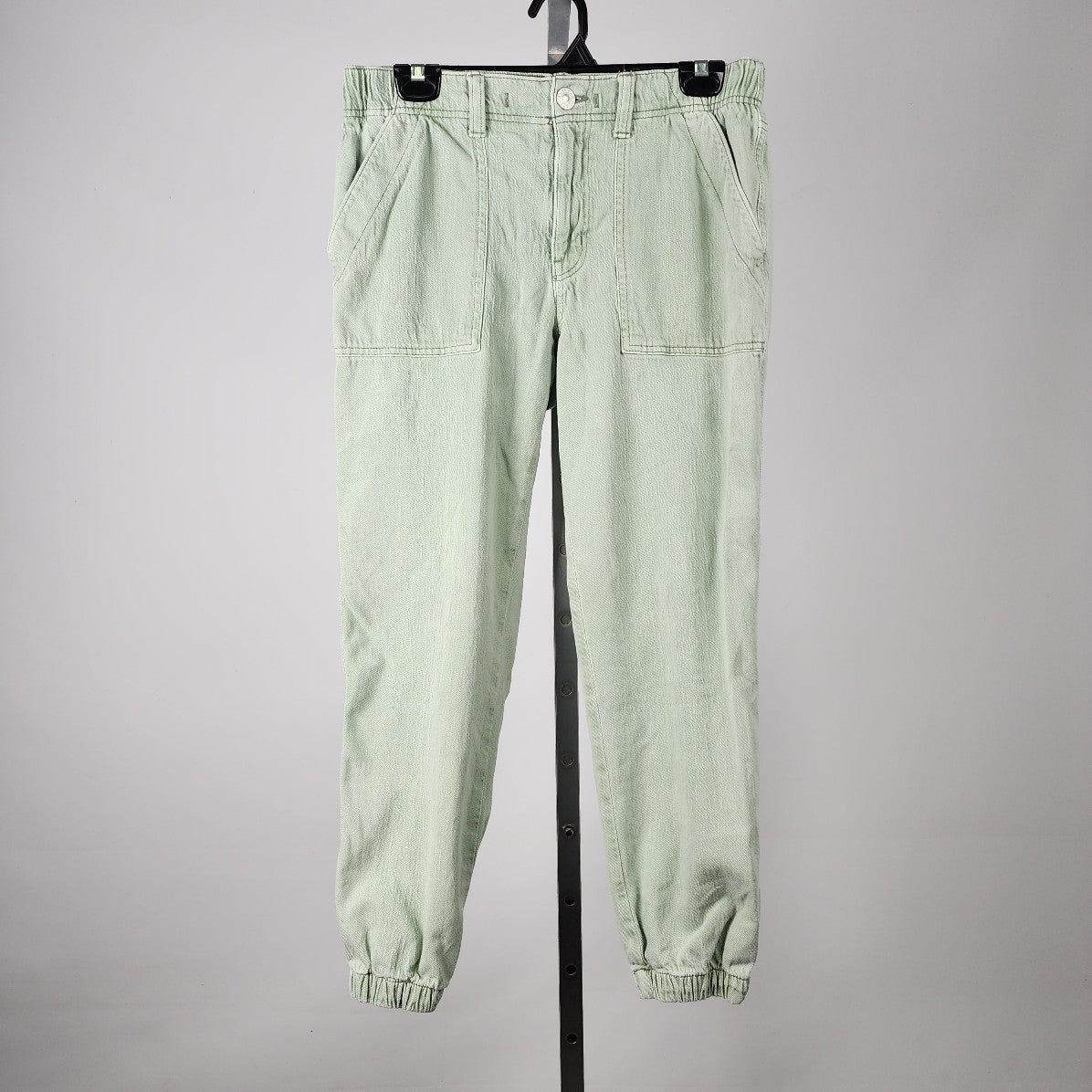 American Eagle Soft Green Denim Joggers Size 8