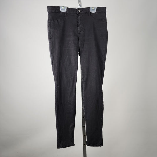 J Brand Black Super Skinny Mid Rise Jeans Size 31