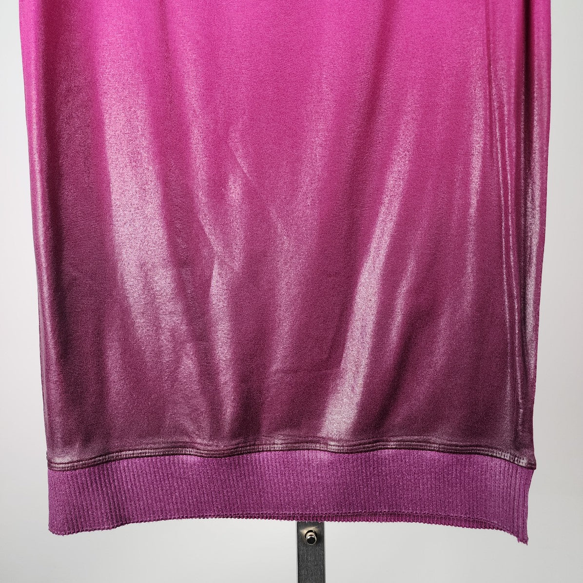 Lolly Pink Hombre Midi Stretch Skirt Size M/L
