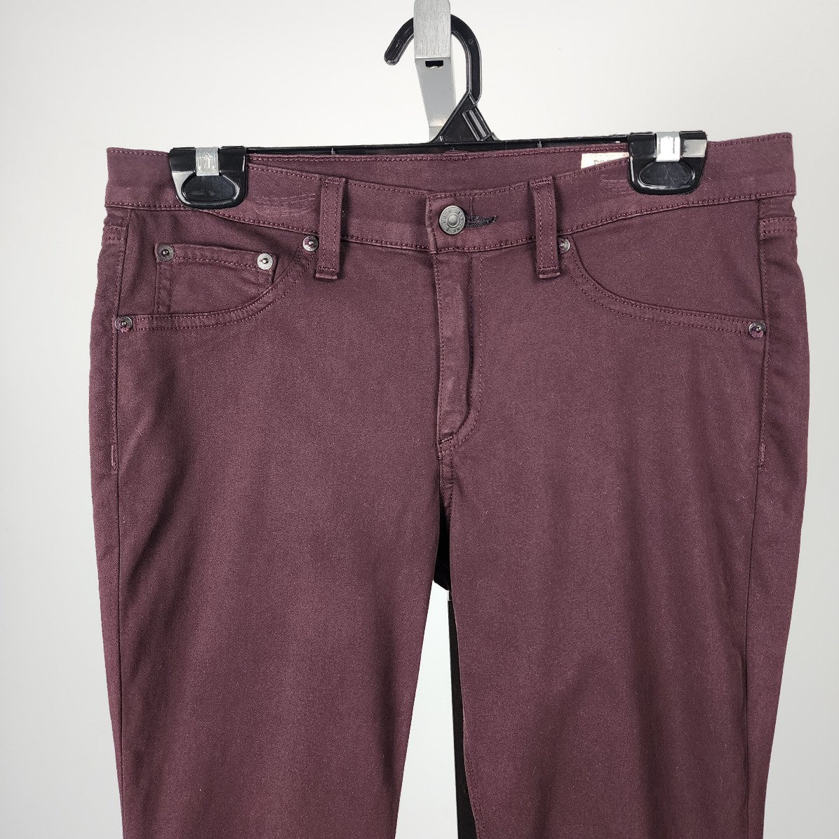 rag & bone Egplnt Ombre Skinny Cotton Pants Size 30