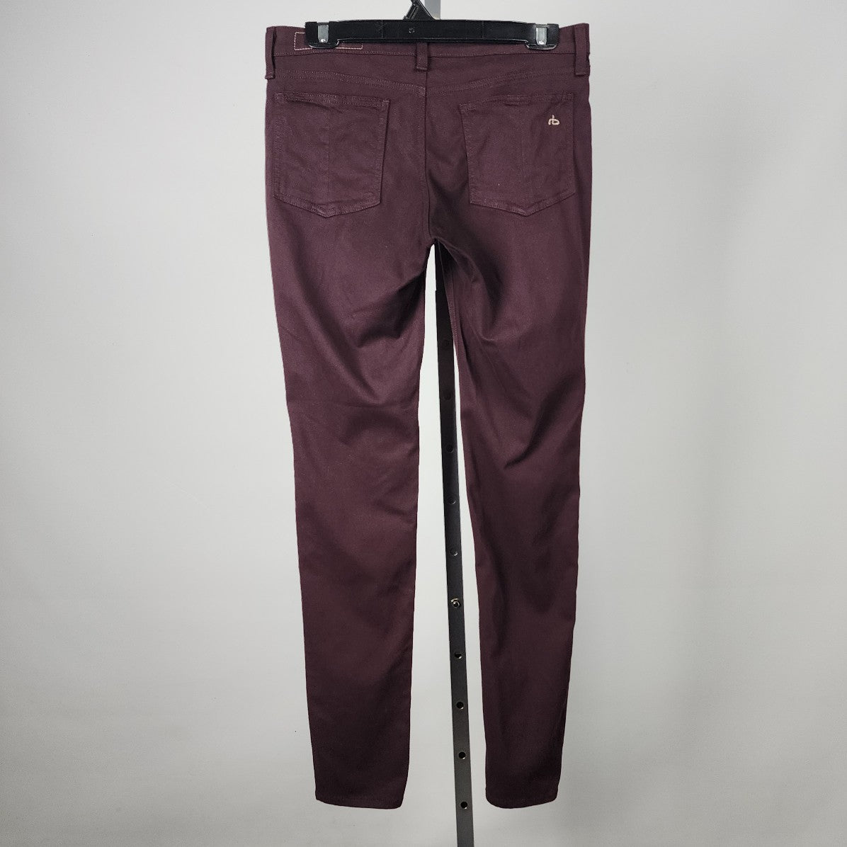 rag & bone Egplnt Ombre Skinny Cotton Pants Size 30