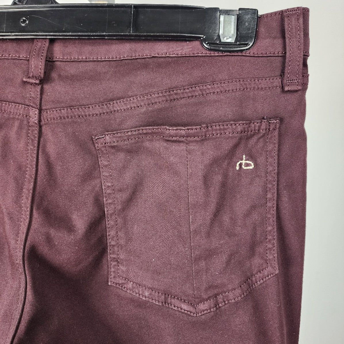 rag & bone Egplnt Ombre Skinny Cotton Pants Size 30