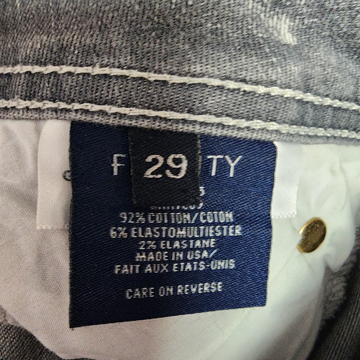 Fidelity Chrome Wipeout Mila Mid Rise Denim Jeans Size 29