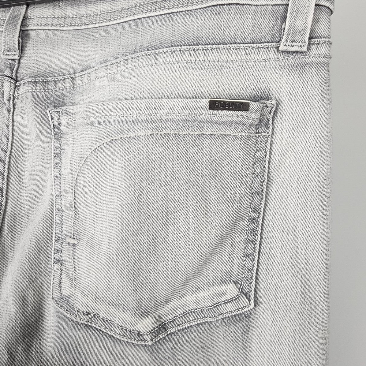 Fidelity Chrome Wipeout Mila Mid Rise Denim Jeans Size 29