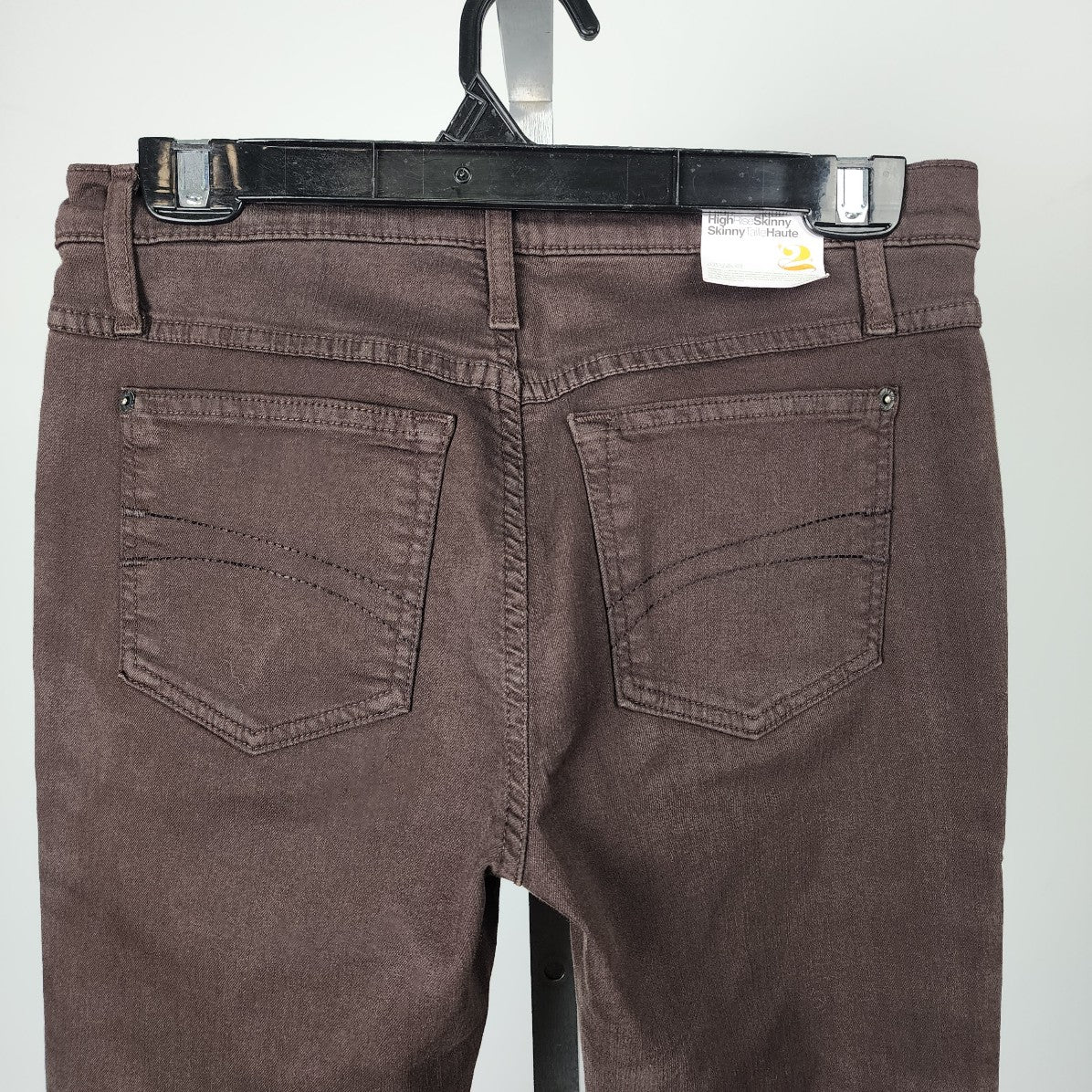 Second Yoga Jeans Brown Slim Leg Jeans Size 29