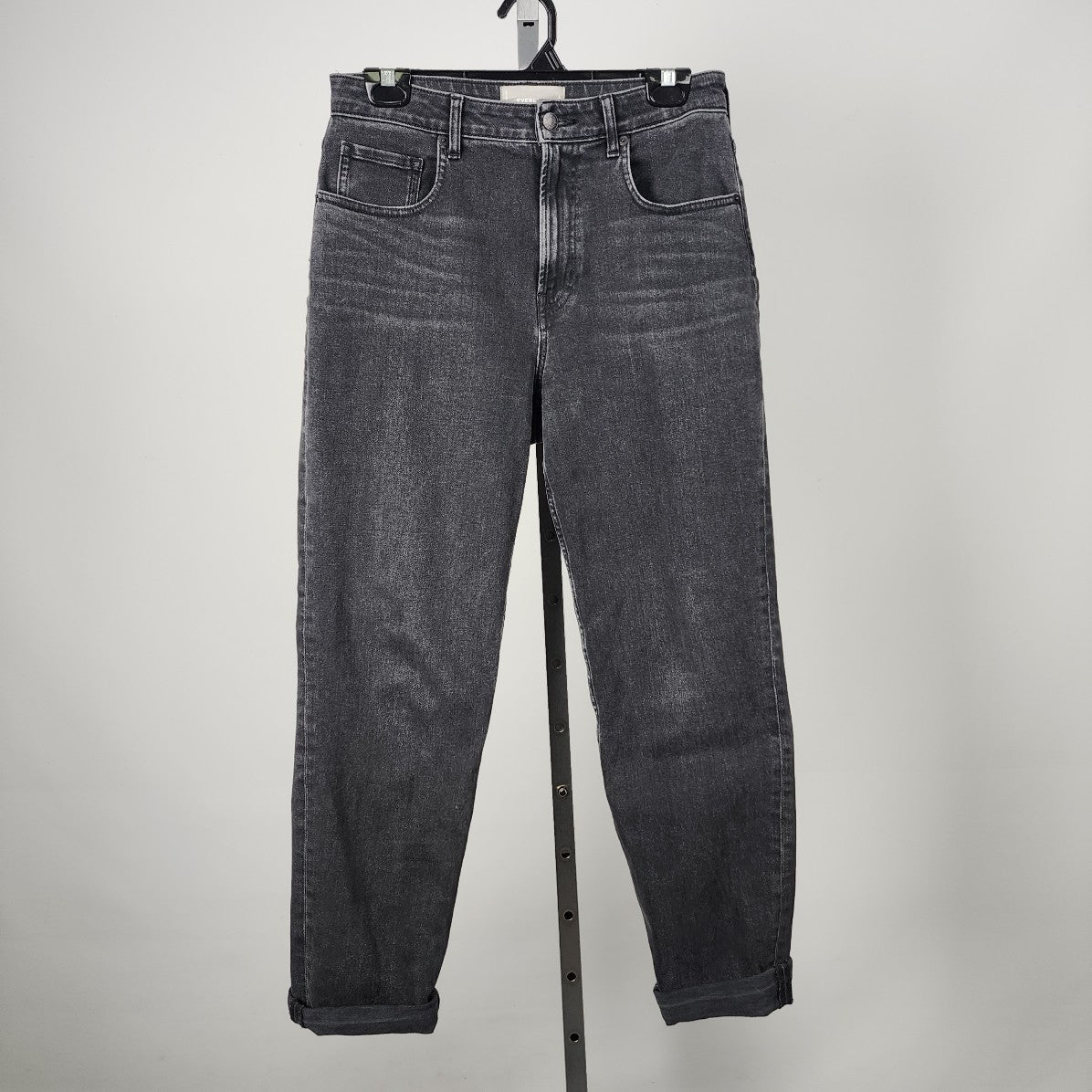 Everlane The Curvy Cheeky Black Denim Jeans Size 30