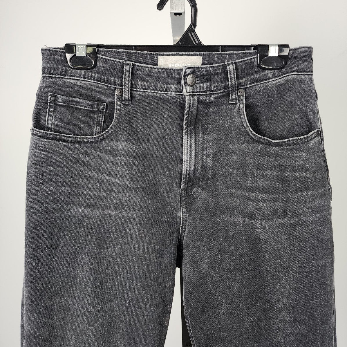 Everlane The Curvy Cheeky Black Denim Jeans Size 30