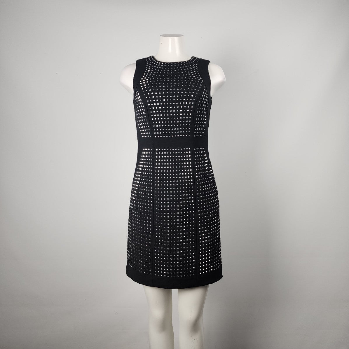 Michael kors deals black studded dress