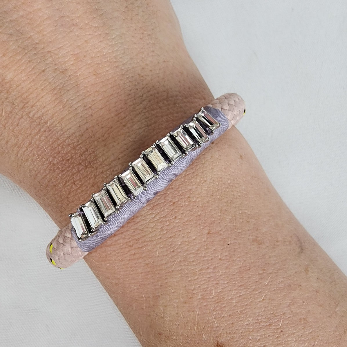 Stella & Dot Know the Ropes Blush Bracelet
