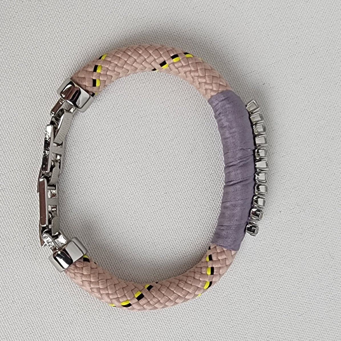 Stella & Dot Know the Ropes Blush Bracelet