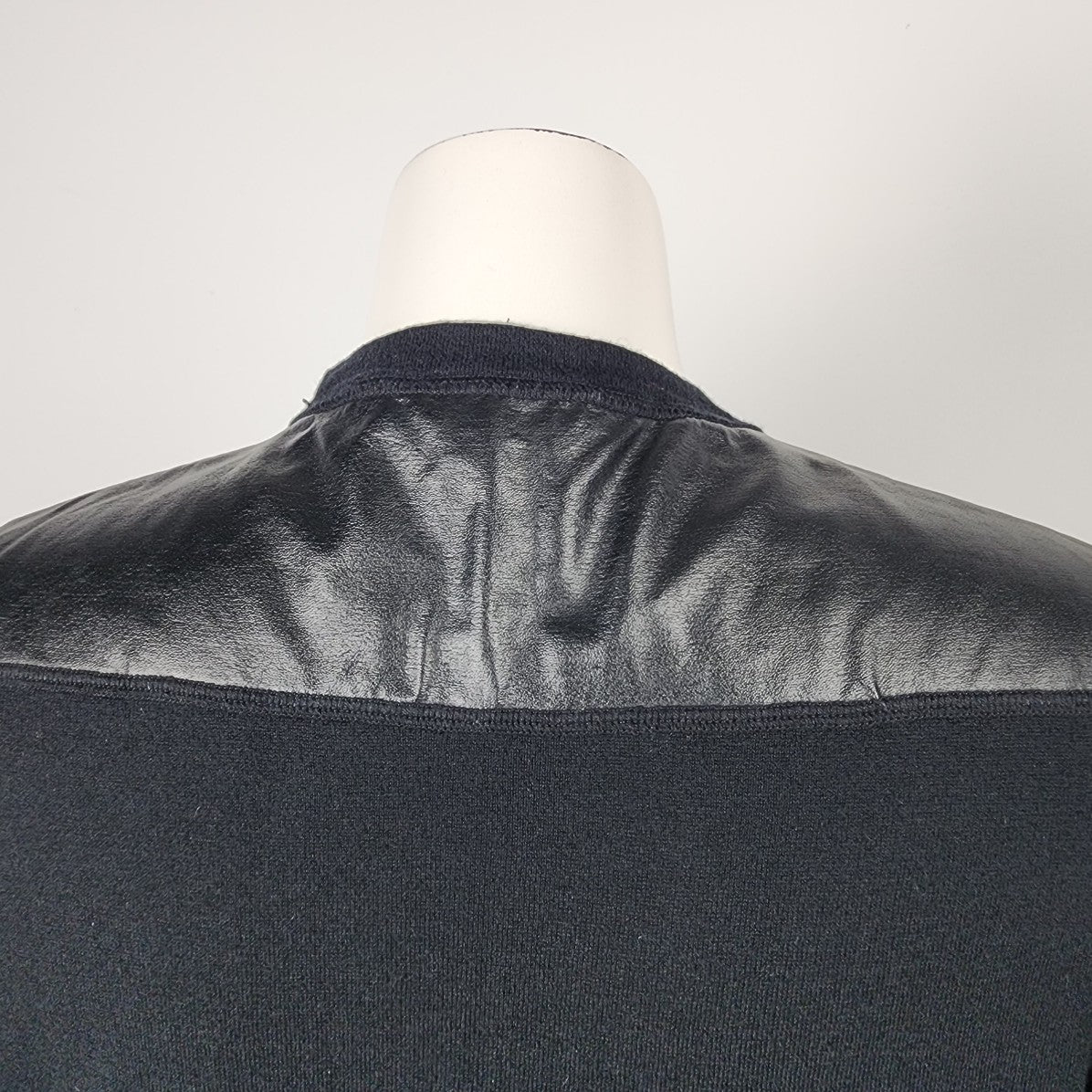 Hugo Boss Black Cotton Silk Cashmere Knit Sweater Size L/XL