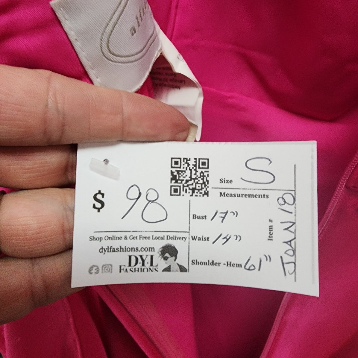 Alfred Angelo Pink Satin Bridesmaids Event Dress Size S