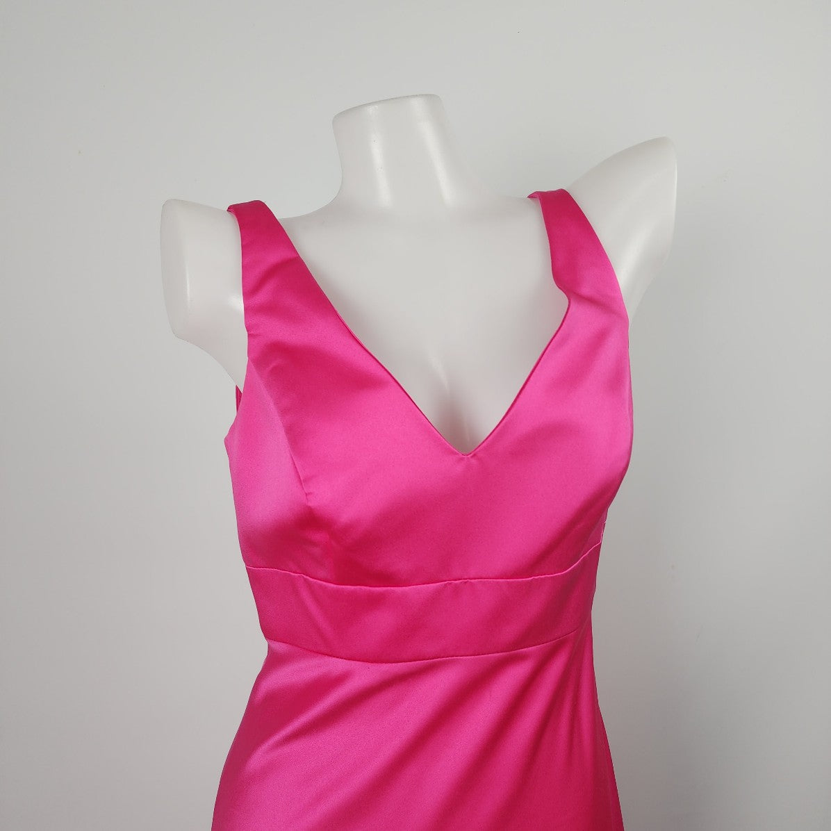 Alfred Angelo Pink Satin Bridesmaids Event Dress Size S