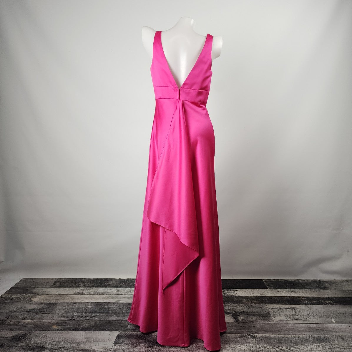 Alfred Angelo Pink Satin Bridesmaids Event Dress Size S