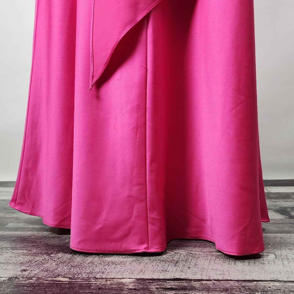 Alfred Angelo Pink Satin Bridesmaids Event Dress Size S