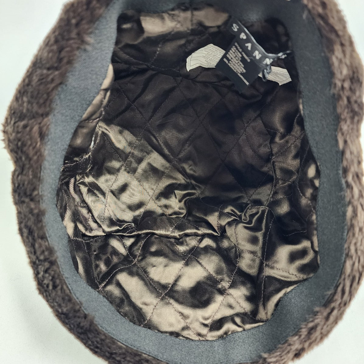 Spanner Brown Faux Fur Hat Size L/XL