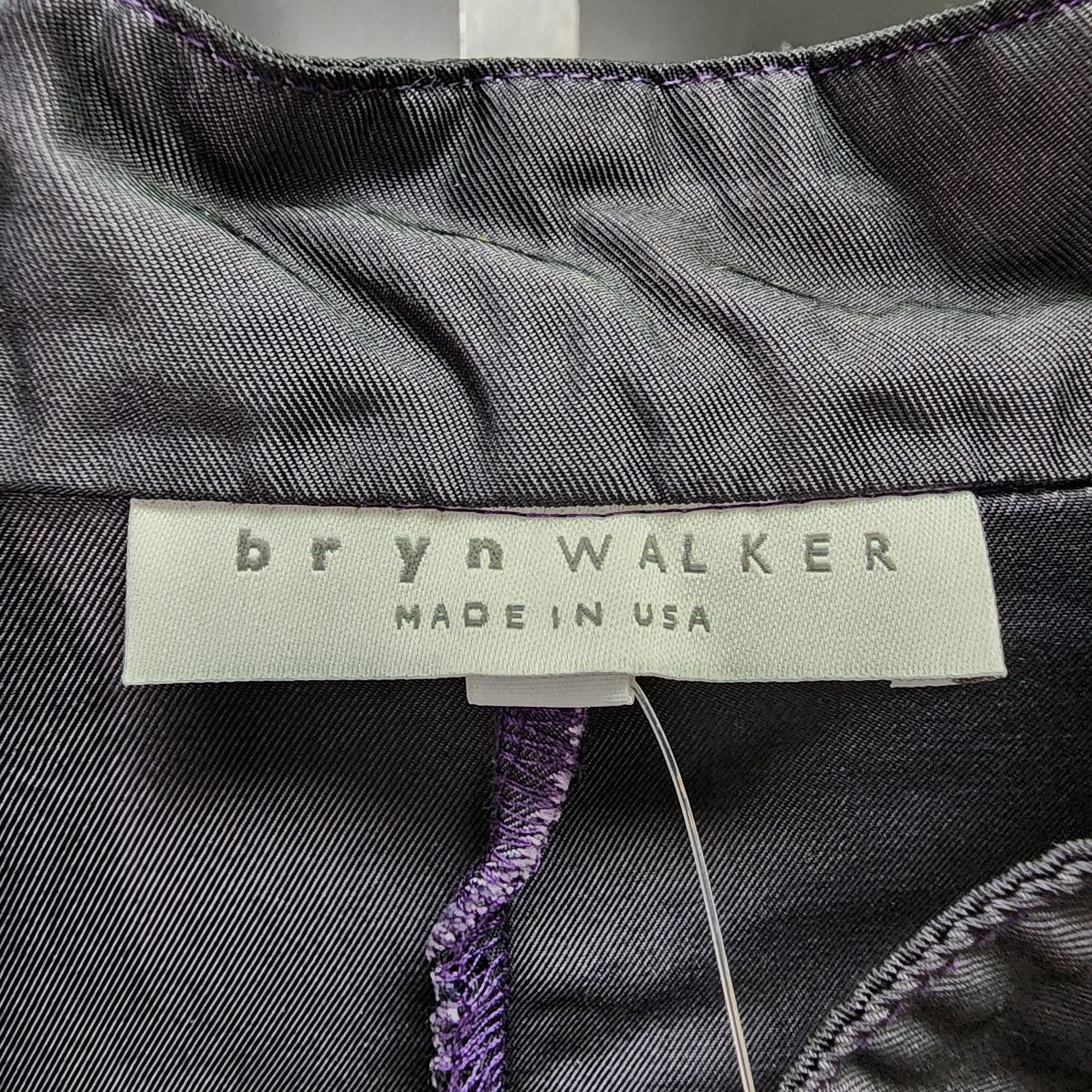 Bryn Walker Purple Button Up Jacket Size XS/S