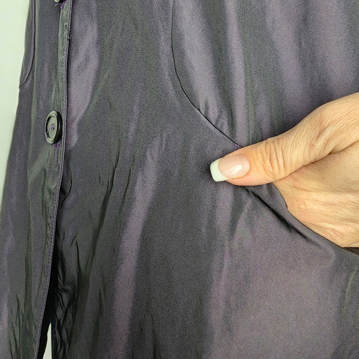 Bryn Walker Purple Button Up Jacket Size XS/S
