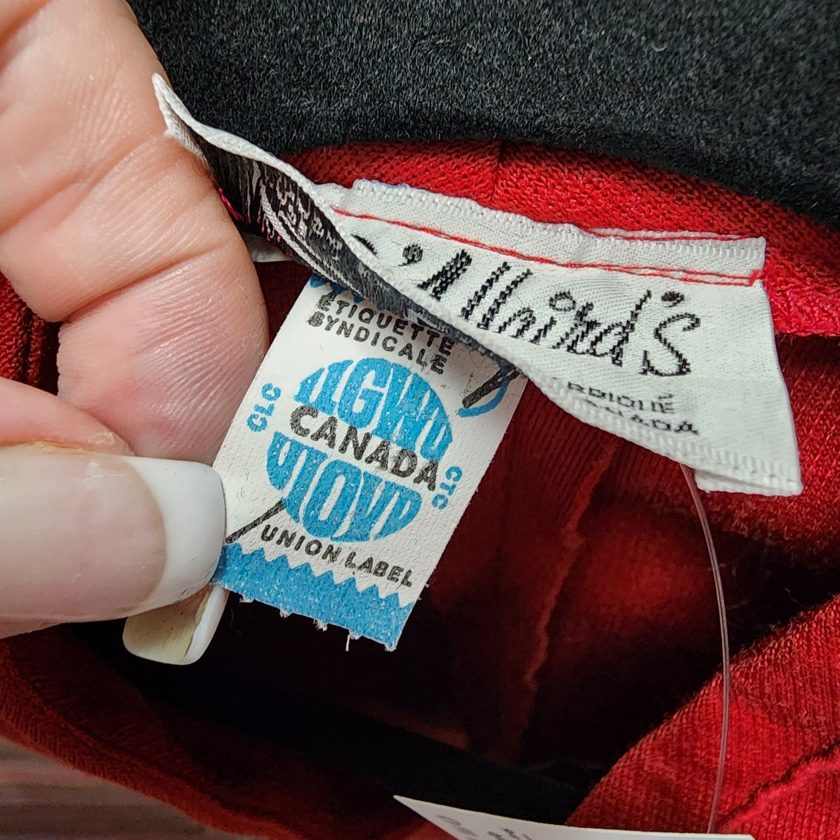 Vintage D'allaird's Union Label Red Floral Jacket Blazer Size M