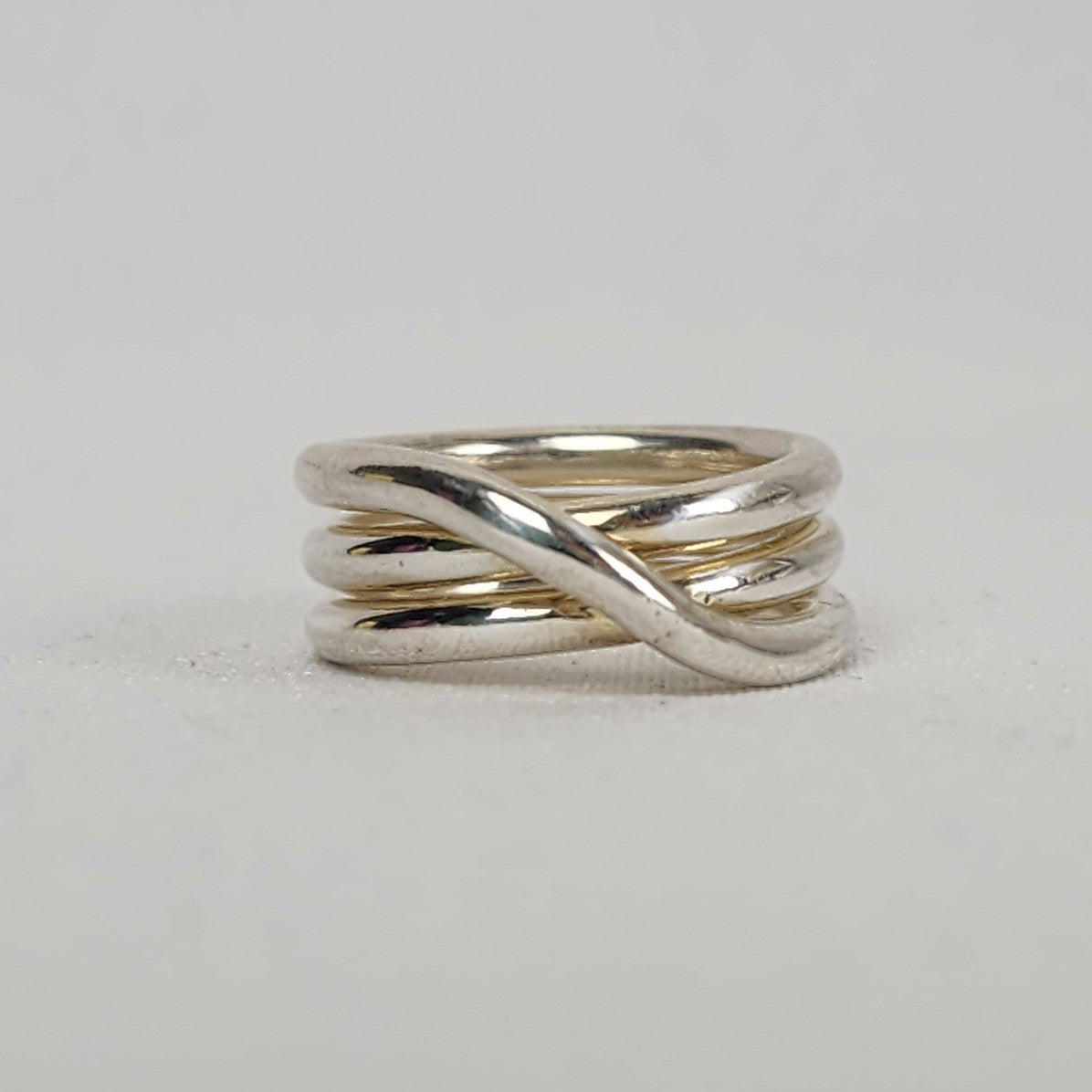 A&C Sterling Silver Stacked Ring Size 7.5