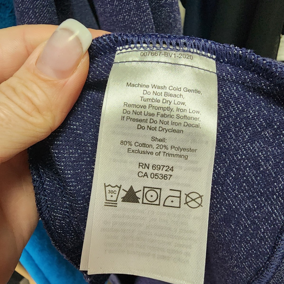 Blue Athletic Turtle Neck Dress Size L