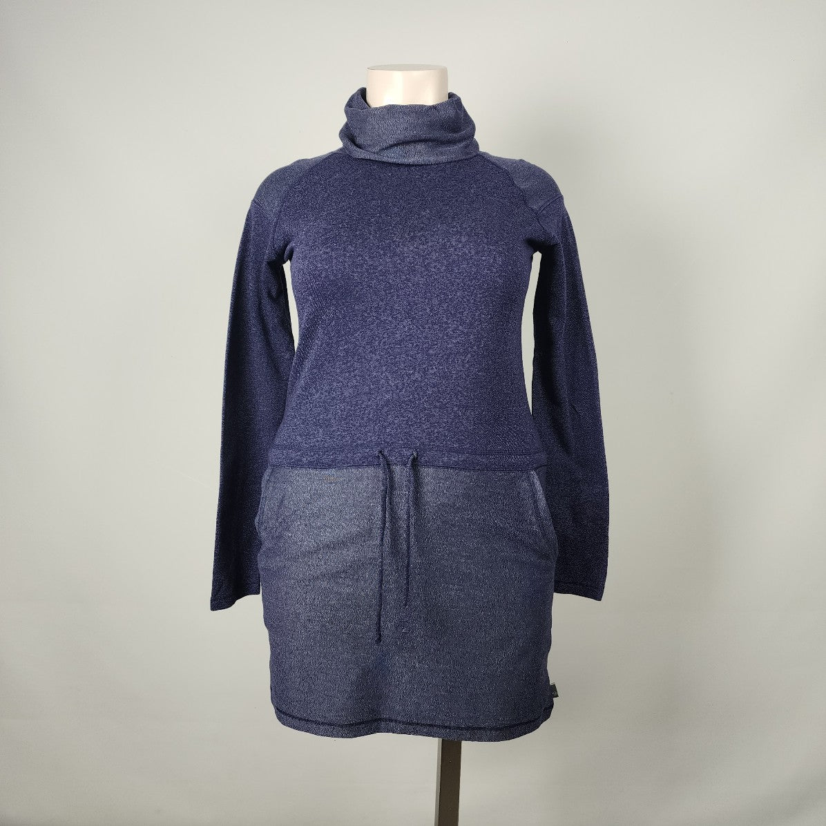 Blue Athletic Turtle Neck Dress Size L