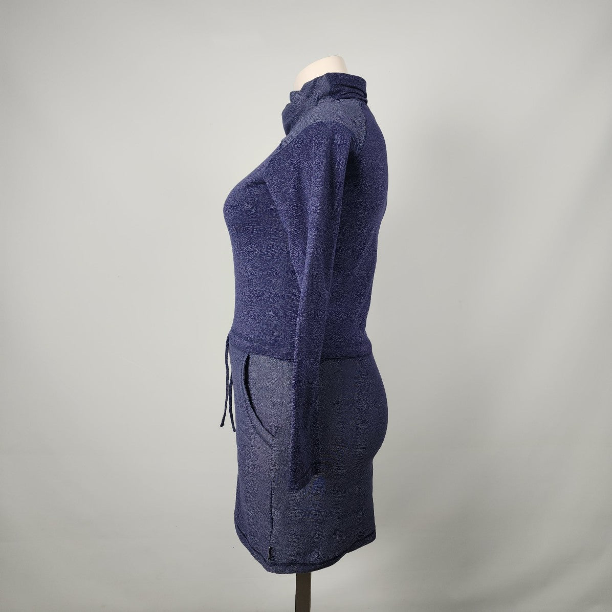 Blue Athletic Turtle Neck Dress Size L