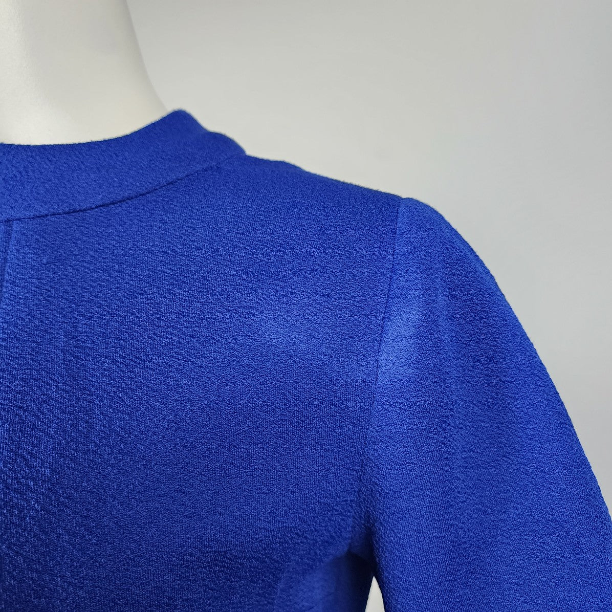 Vintage Blue Short Sleeve Sheath Dress Size S/M