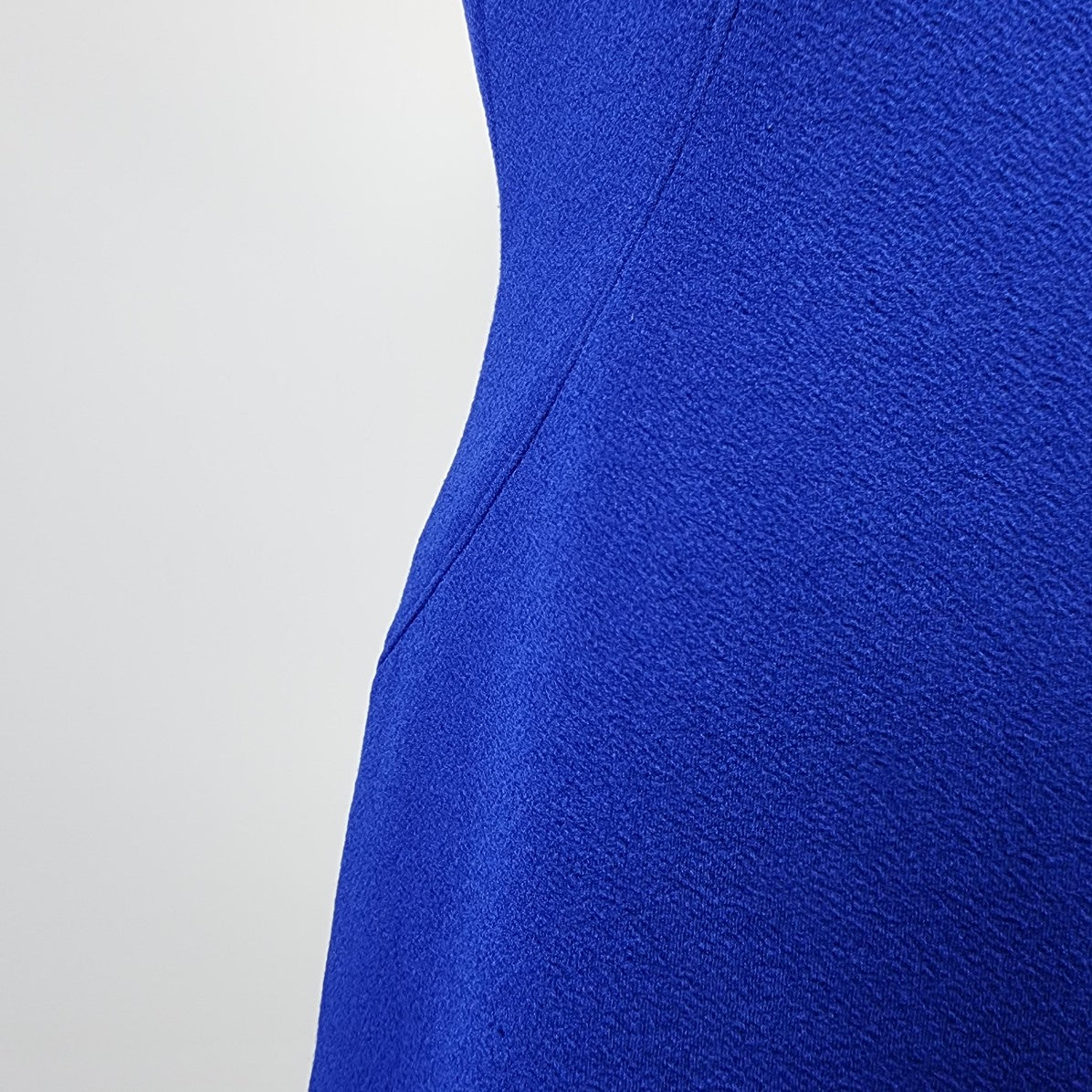 Vintage Blue Short Sleeve Sheath Dress Size S/M