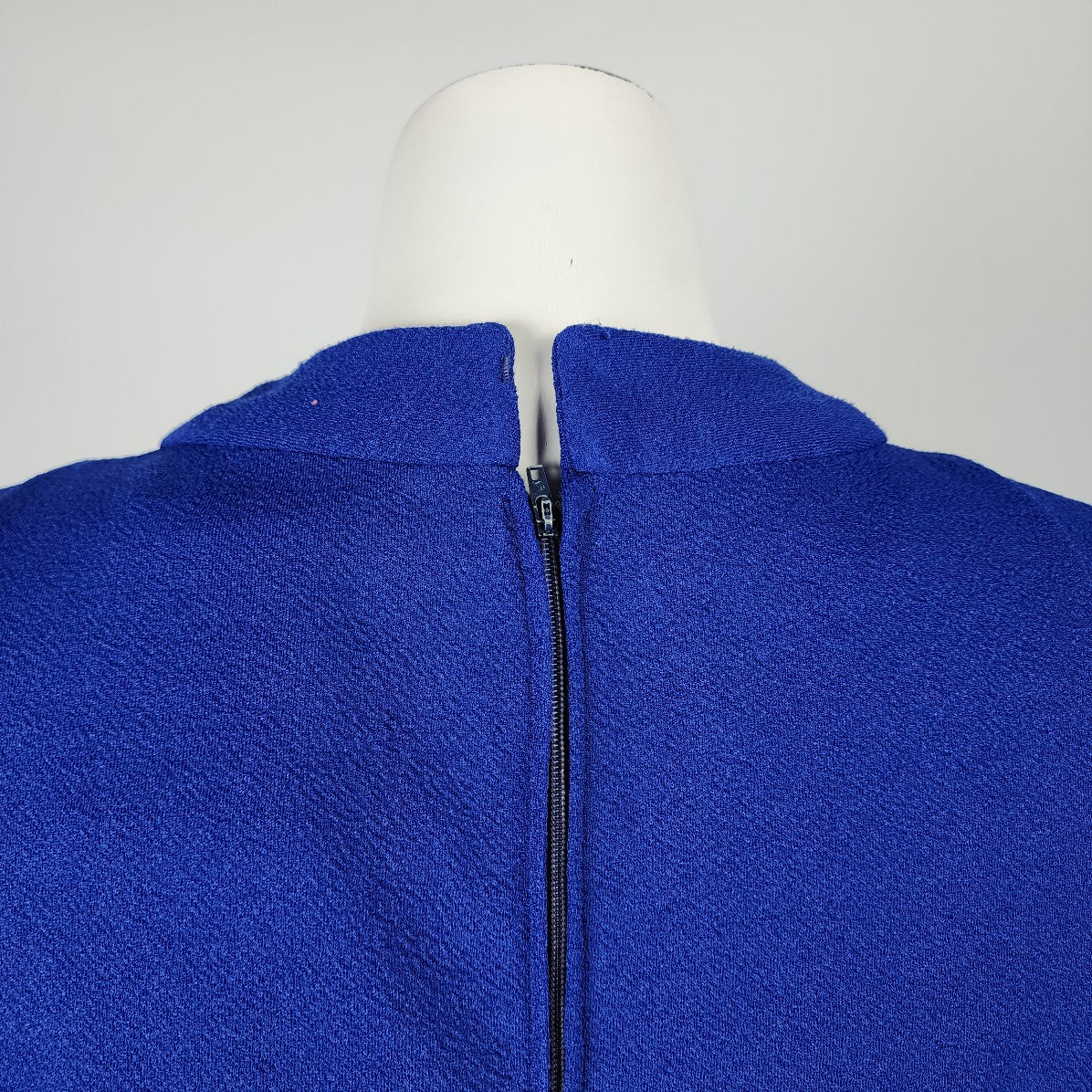 Vintage Blue Short Sleeve Sheath Dress Size S/M