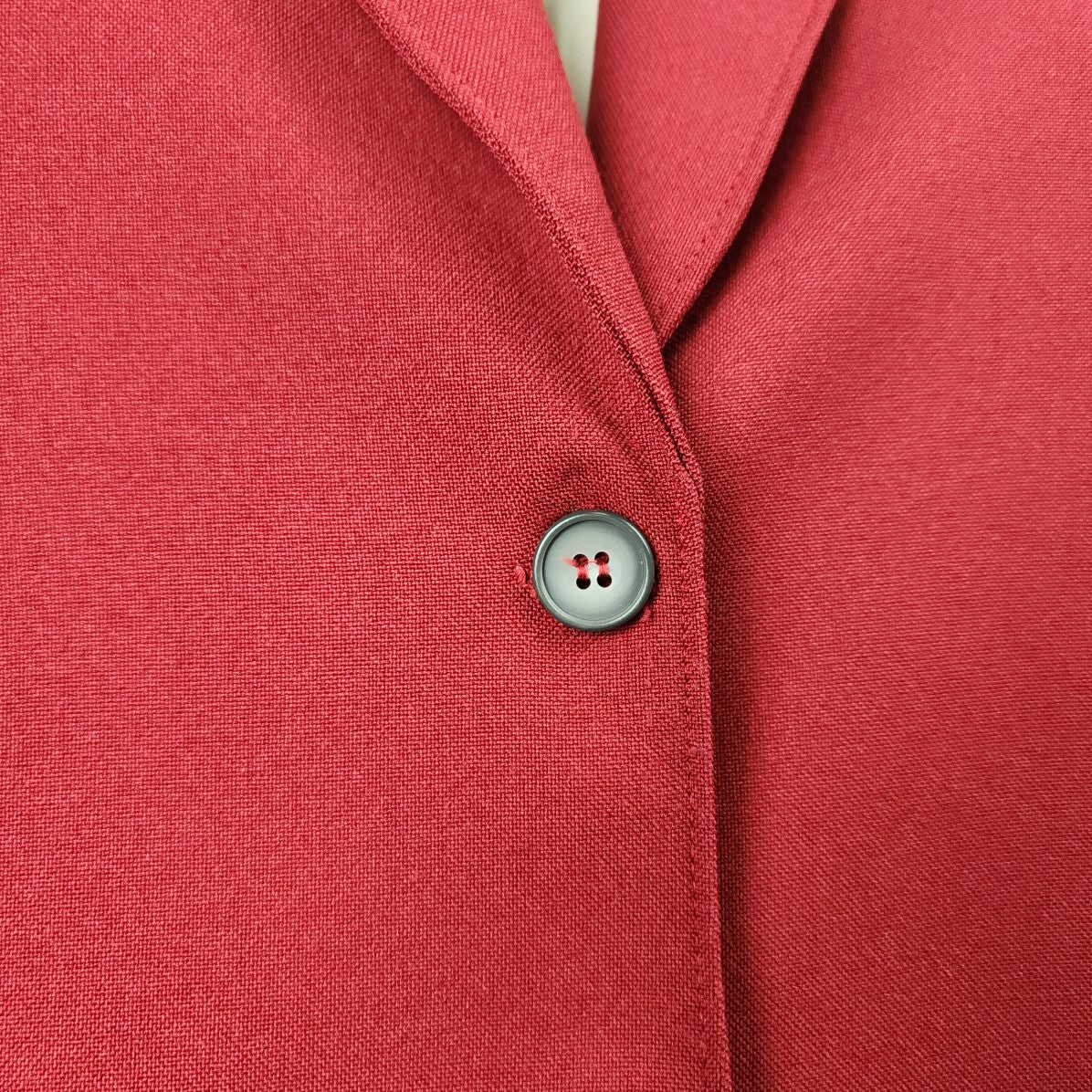 Vintage Mr. K Red Button Up Blazer Size XL