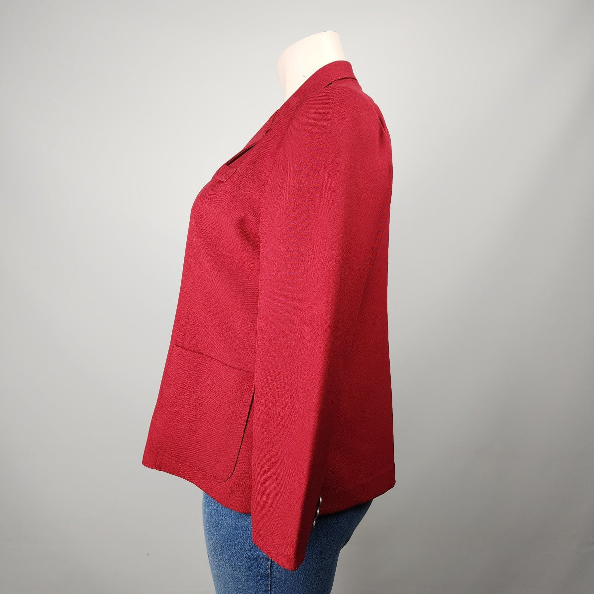 Vintage Mr. K Red Button Up Blazer Size XL