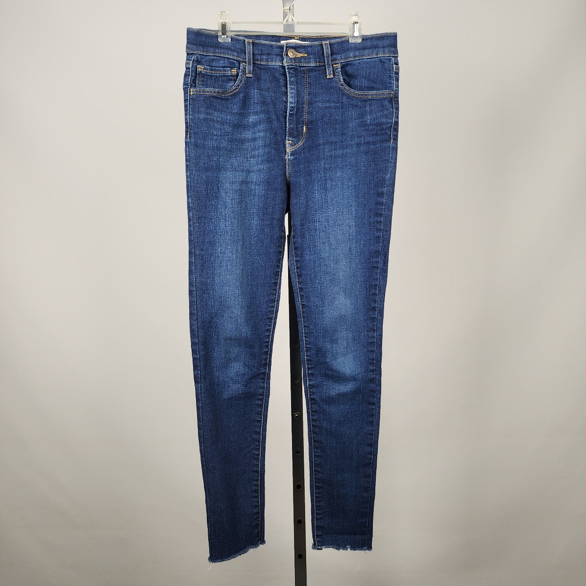 Levi's 720 High Rise Super Skinny Medium Wash Denim Jeans Size 28