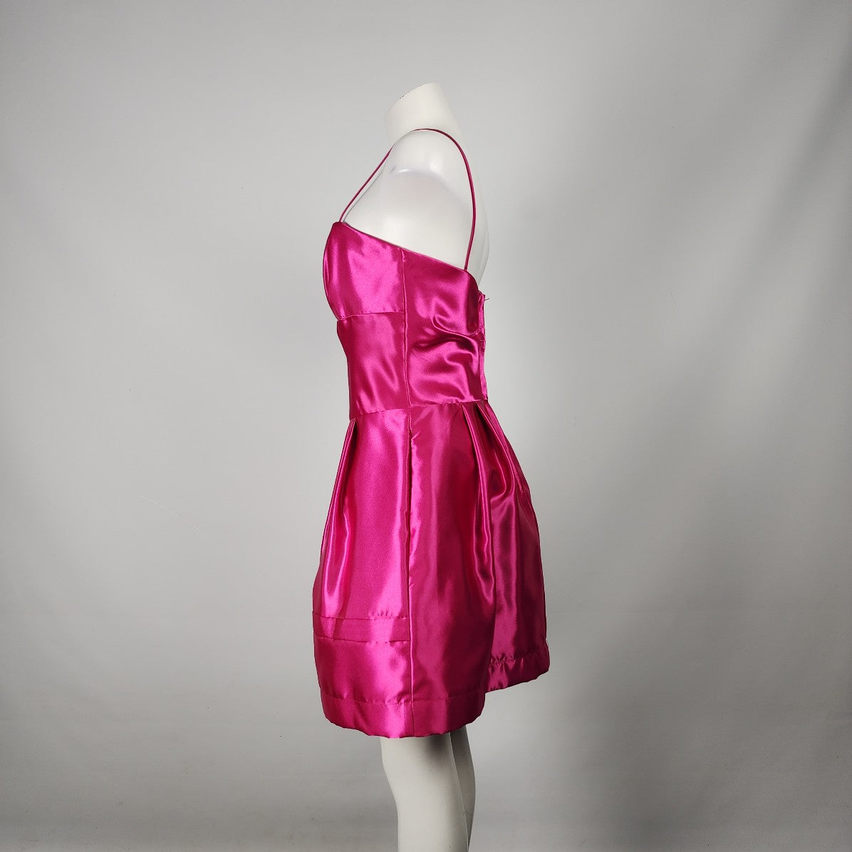 Jessica McClintock for Gunne Sax Pink Tulle Skirt Satin Party Dress Size 9