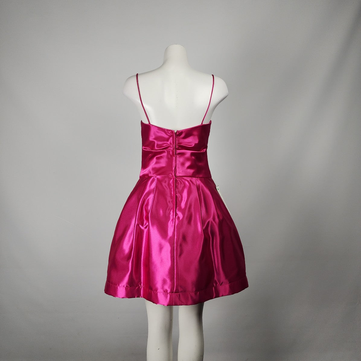 Jessica McClintock for Gunne Sax Pink Tulle Skirt Satin Party Dress Size 9