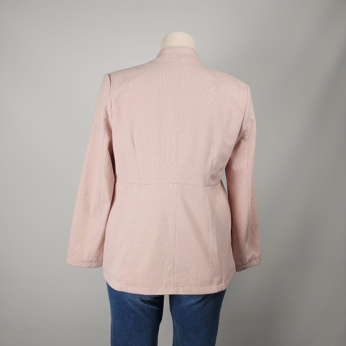 Pink Notched Collared Blazer Size XL