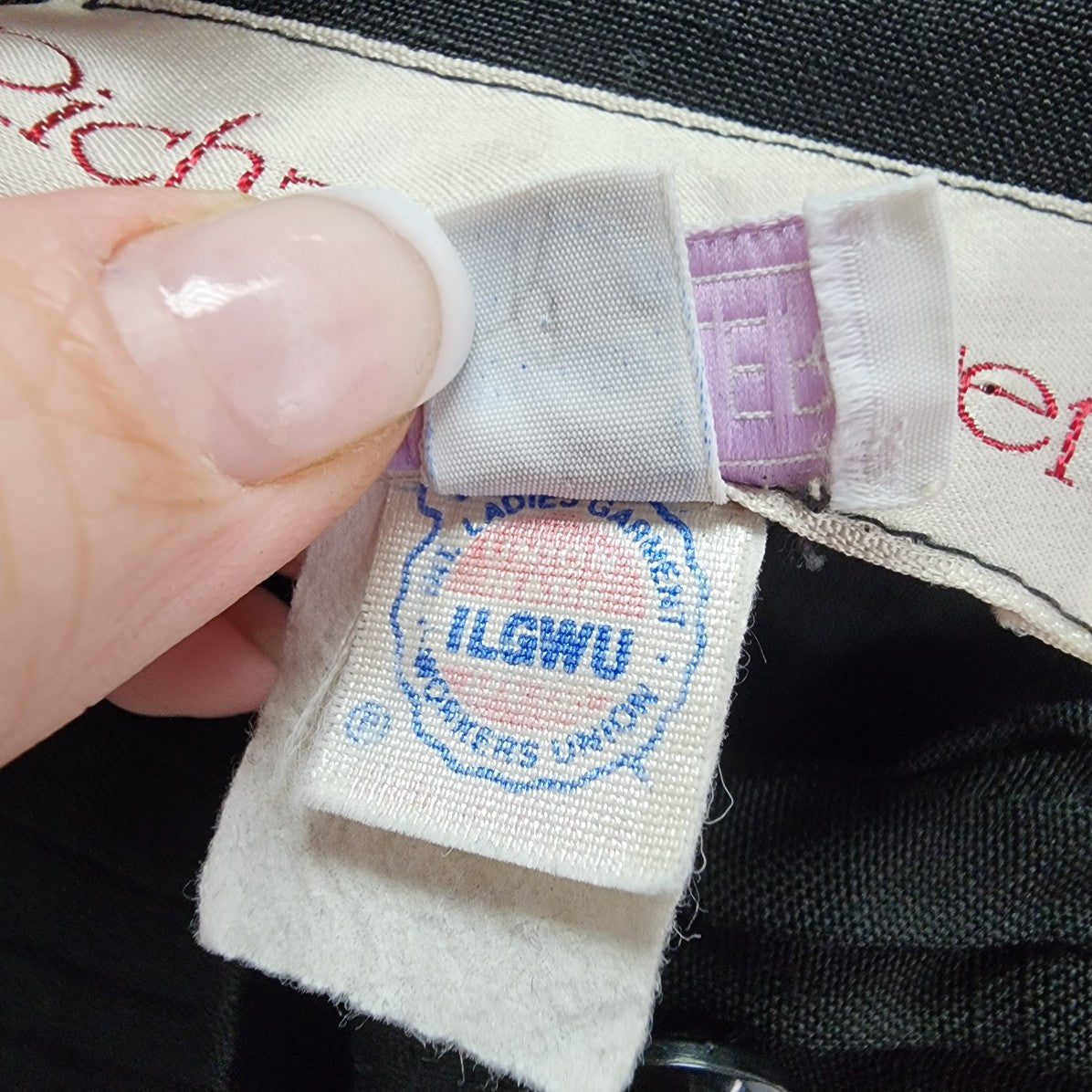 Vintage Richard Warren Bonwit Teller Black Linen Button Up Sheath Dress Size S