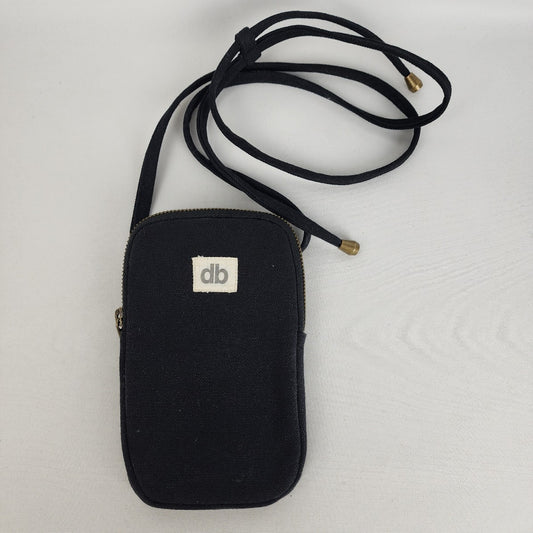 Bill Crossbody Black Phone Pouch