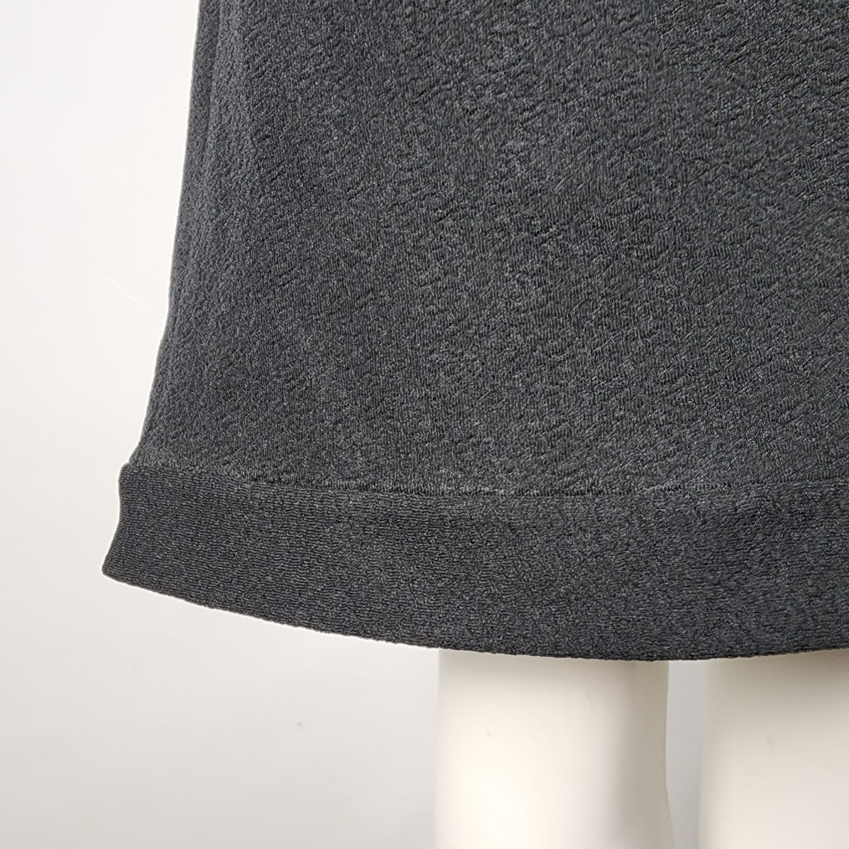 Vintage Black Sequined Detail Sheer Sleeves A Line Dress Size S